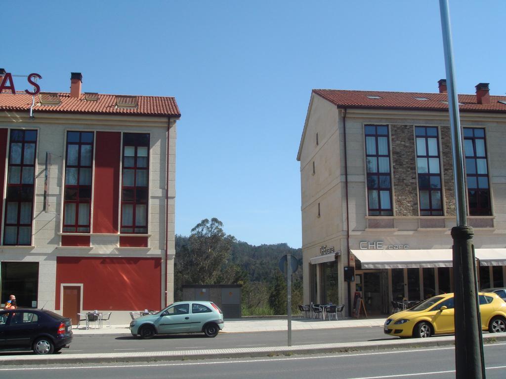 Pensión Residencial Platas O Pedrouzo Exterior foto