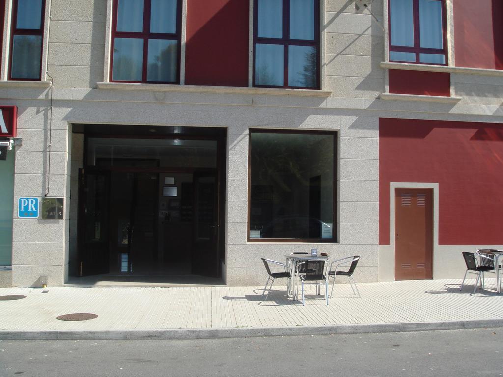 Pensión Residencial Platas O Pedrouzo Exterior foto